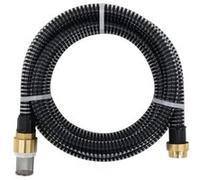 Tuyau d'aspiration avec raccords en laiton noir 1,1" 3 m PVC 151054