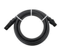 vidaXL Tuyau d'aspiration avec raccords en PVC 4 m 22 mm Noir