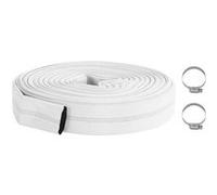 vidaXL Tuyau d'incendie 30 m 1" PVC 151811 Blanc G