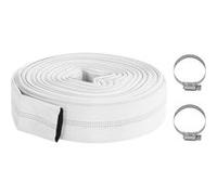 vidaXL Tuyau d'incendie 30 m 2" PVC 151813 Blanc G