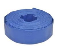 vidaXL Tuyau plat 50 m 3" PVC 151799 Bleu G