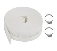 vidaXL Tuyau Plat Pompage Tuyau d'Arrosage Refoulement Irrigation Incendie Tuyau d'Évacuation d'Eau Jardin Patio Extérieur 100 m 2" PE