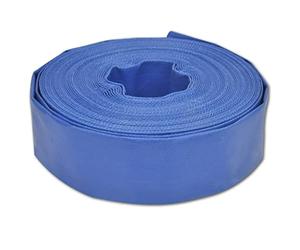 vidaXL Tuyau Plat Pompage Tuyau d'Arrosage Refoulement Irrigation Incendie Tuyau d'Évacuation d'eau Jardin Patio Extérieur 25 m 3" PVC