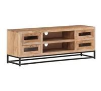 Tv-meubel 110x30x40 cm massief acaciahout323503