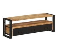 Meuble Tv 120X30X40 Cm Bois Massif De Manguier