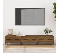 vidaXL Meuble TV Bois d'ingénierie 150 x 34,5 x 30 cm Chêne marron