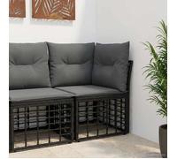 Unité de Canapé polyrotin Canapé d’extérieur Sièges jardin Mobilier vidaXL vidaX