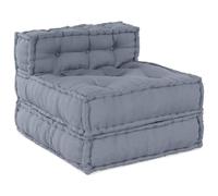 vidaXL Unité de canapé modulaire – Tissu gris 70x70x56 cm – Siège flexible, design minimaliste