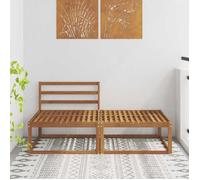 vidaXL Unité de canapé sectionnel 2 pièces Bois d'acacia massif Naturel, modulable