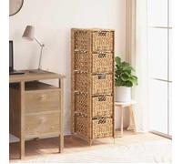 vidaXL Unité de rangement avec 5 paniers 25,5 x 37 x 100 cm Jacinthe d'eau