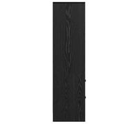 vidaXL Unité de Rangement en chêne Noir Chêne Noir Bois d'ingénierie