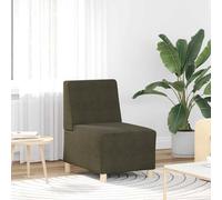 Vidaxl Unité De Sofa Modulaire Sans Accoudoirs Vert Armée