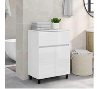 vidaXL Unité de vanité de salle de bain Blanc brillant 60 x 35 x 80 cm 889419