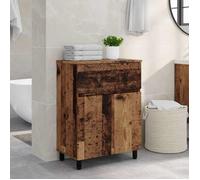 vidaXL Unité de vanité de salle de bain Bois ancien 60 x 35 x 80 cm 889423