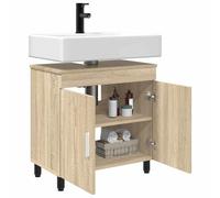 vidaXL Unité de vanité de Salle de Bain Chêne Sonoma 60 x 35 x 60 cm,