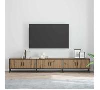 vidaXL Unites TV 2 pcs Chêne artisanal 240 x 35 x 41 cm, Meuble TV rectangulaire moderne pour salon, unité de rangement,3402489