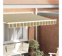 Vidaxl Valance D'auvent Pour Cadre De 3 M Vert Et Jaune 2.8x0.2 M