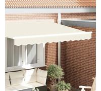 Vidaxl Valance De Auvent Pour Cadre De 2,5 M Crème 2,3 X 0,2 M