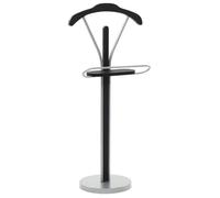 vidaXL Valet de chambre 45 x 35 x 107 cm Noir et gris