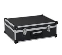 vidaXL Valise à outils 46 x 33 x 16 cm Aluminium Noir G