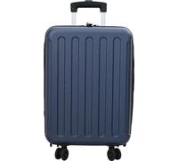 vidaXL Valise avec serrure bleu foncé 34 x 23 x 55,5 cm ABS plastique