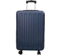 vidaXL Valise avec serrure bleu foncé 43 x 27 x 66 cm ABS plastique
