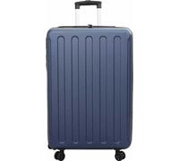vidaXL Valise avec serrure bleu foncé 50 x 30 x 76 cm ABS plastique