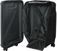 vidaXL Valise avec serrure gris foncé 43 x 27 x 66 cm ABS plastique