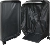 vidaXL Valise avec serrure gris foncé 50 x 30 x 76 cm ABS plastique
