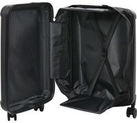 vidaXL Valise avec serrure Noir 43 x 27 x 66 cm ABS plastique