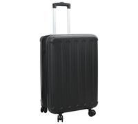 vidaXL Valise Pliable Coquille Dure 20'' Noire 34x23x55.5 cm ABS
