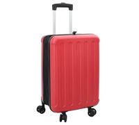 vidaXL Valise Pliable Coque Dure 20" Rouge 34x23x55,5 cm ABS