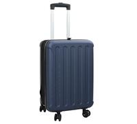 vidaXL Valise Pliable en Coque Rigide 20'' Bleue Foncée 34x23x55.5 cm ABS