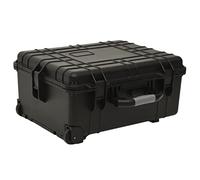 vidaXL Valise de vol à roulettes Noir 58x45x27 cm PP
