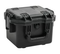 vidaXL Valise de vol Portable Noir 24x19x11 cm PP, Mousse de Valise de vol, Coque Dure, boîte à Outils, Valise de vol avec Mousse