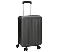 vidaXL Valise Pliable Coque Dure 20'' Gris foncé 34x23x55,5 cm ABS
