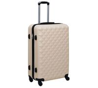 vidaXL Valise rigide Doré ABS 92426