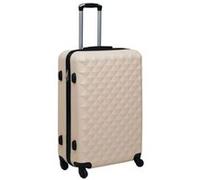 vidaXL Valise rigide Doré ABS 92426 Jaune G