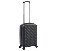 vidaXL Valise rigide Noir ABS 91891