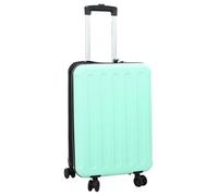 vidaXL Valise Rigide Pliable 20'Vert Menthe 34x23x55,5 cm ABS