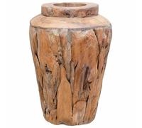 vidaXL Vase de décoration 40 x 60 cm Bois de Teck Solide