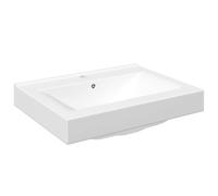 vidaXL Vasque à poser en céramique Rectangulaire Blanche 60 x 46 cm