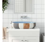 Opzetwasbak ovaal 59x40x14 cm keramiek meerkleurig155108