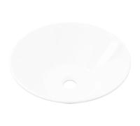 Lavabo de salle de bain en porcelaine Blanc