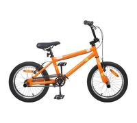 vidaXL Vélo BMX 20" pour plus de 9 ans, orange, vélo BMX classique pour enfants, guidon et selle réglables, adolescents, vitesse unique, cadre en acier