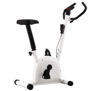 Vidaxl Vélo D'appartement Avec Résistance À Courroie Blanc Blanc