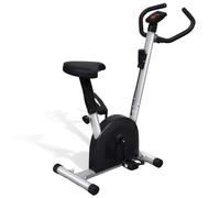 vidaXL Vélo d'appartement 90639 – Appareil cardio sport fitness avec siège Noir