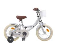 vidaXL Vélo pour Enfants 14 Pouces pour les 3-5 ans Gris clair 42009445