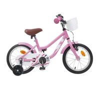 vidaXL Vélo pour Enfants 14 Pouces pour les 3-5 ans Rose clair 42009573