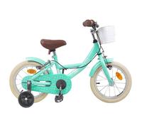 vidaXL Vélo pour Enfants 14 Pouces pour les 3-5 ans Vert Mer 42009439